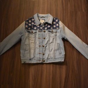 American Flag Jean Jacket